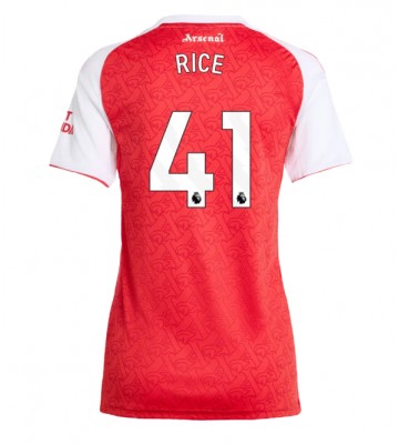 Arsenal Declan Rice #41 Replika Hemmatröja Damer 2025-26 Kortärmad